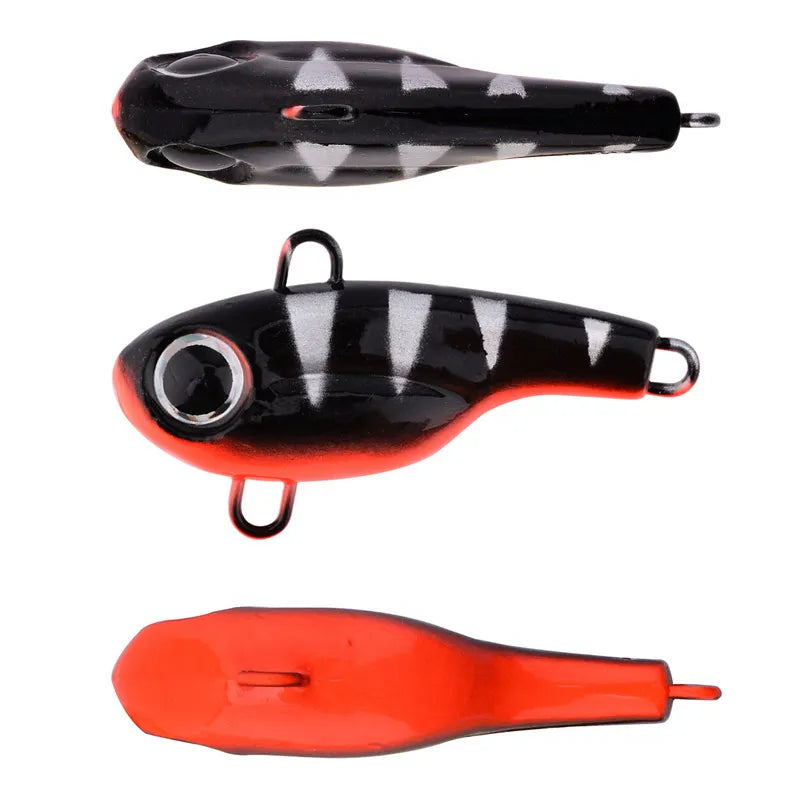1PCS Metal Spinner Bait Metal VIB Fishing Lure 20g 17g-8g 5g Rotating Tail Vibration Sequins Japan Wobbler Trolling Bait Pesca